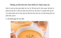 NẤU CHÁO CHO TRẺ NHƯ THẾ NÀO LÀ ĐÚNG CÁCH
