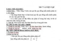 TOÁN LỚP 6 LUYỆN TẬP QUY ĐỒNG MẪU SỐ
