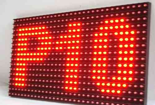 Nghiên cứu điều khiển hiển thị trên modul LED MATRIX P10 một màu loại dùng ngoài trời của Trung Quốc sản xuất