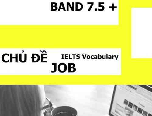 Ielts Words – Topic: Job