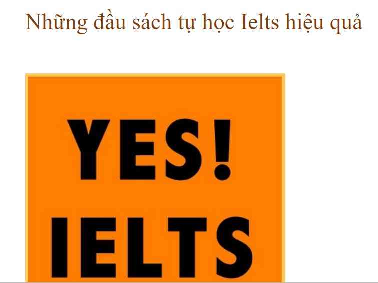 Những đầu sách tự học Ielts hiệu quả