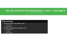 Cambridge 11 - hướng dẫn làm bài IELTS Writing task 2