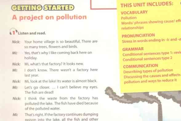 Bài giảng Tiếng Anh 9 unit 7 - Saving energy