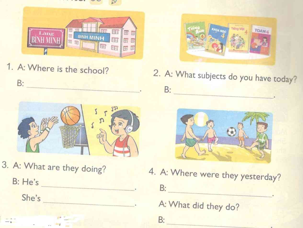 Giải bài tập SBT Tiếng Anh lớp 9 Test yourself 2