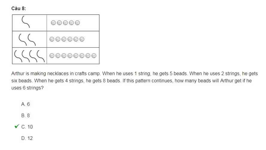 Đề thi học kì 1 lớp 3 môn tiếng Anh trường Tiểu học Hoa Lộc, Thanh Hóa